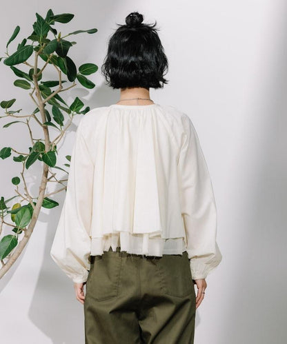 印度風層疊寬鬆襯衫