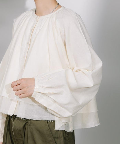 印度風層疊寬鬆襯衫