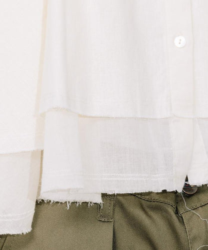 印度風層疊寬鬆襯衫