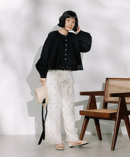 印度風層疊寬鬆襯衫