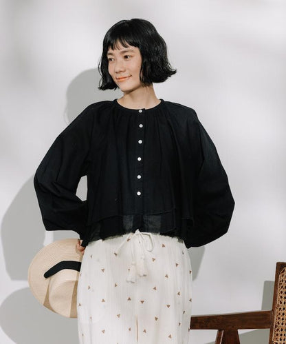 印度風層疊寬鬆襯衫