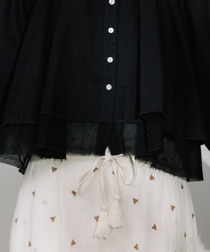 印度風層疊寬鬆襯衫