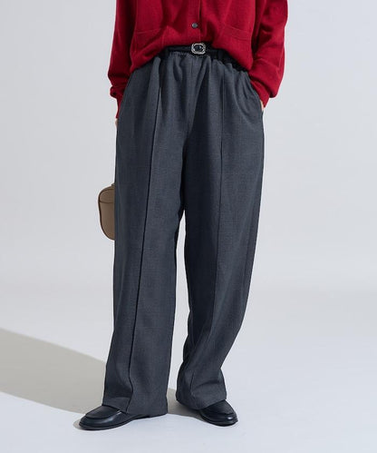 LANATEC 弧形休閒長褲＜可搭配套裝＞