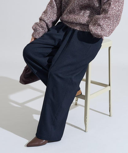 LANATEC 弧形休閒長褲＜可搭配套裝＞