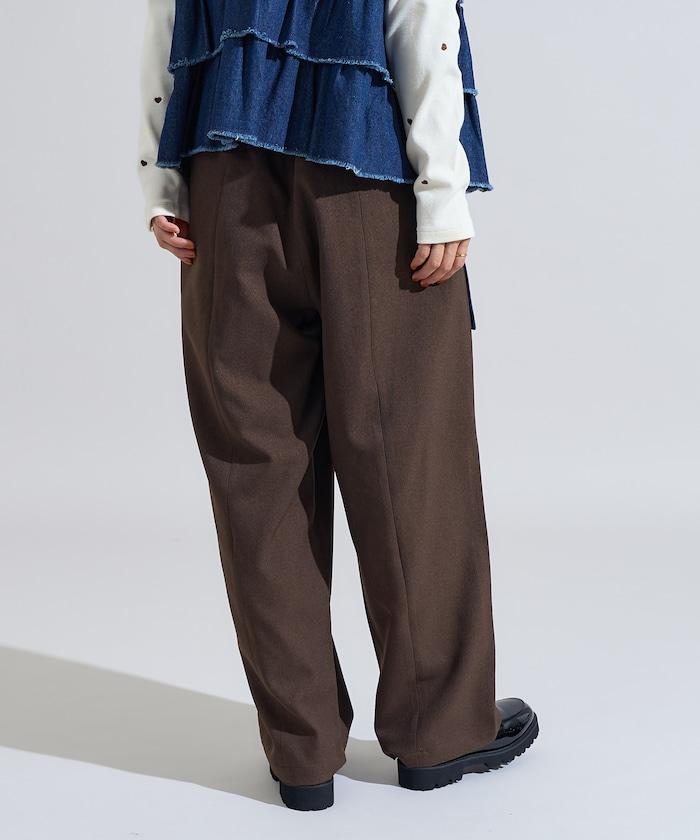 LANATEC 弧形休閒長褲＜可搭配套裝＞