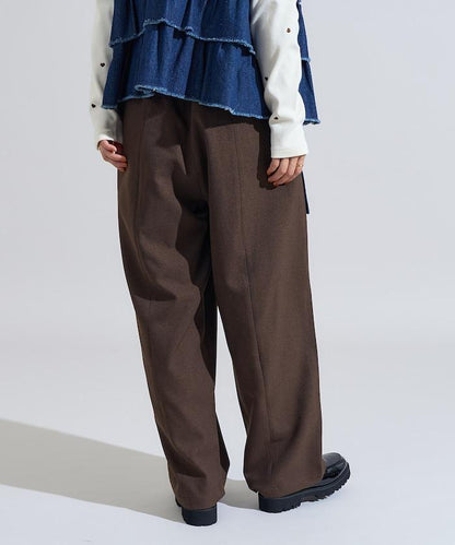 LANATEC 弧形休閒長褲＜可搭配套裝＞