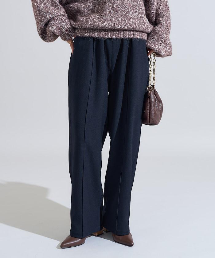 LANATEC 弧形休閒長褲＜可搭配套裝＞