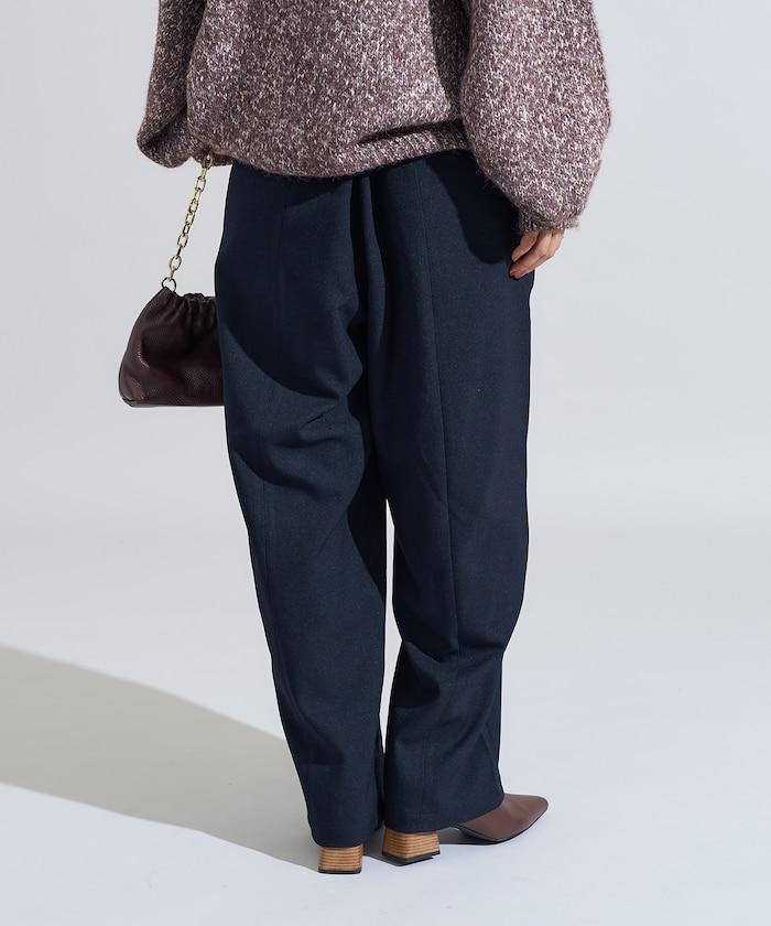 LANATEC 弧形休閒長褲＜可搭配套裝＞