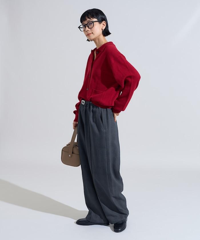 LANATEC 弧形休閒長褲＜可搭配套裝＞