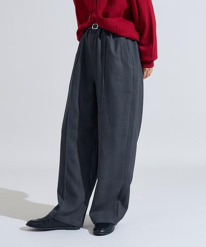 LANATEC 弧形休閒長褲＜可搭配套裝＞