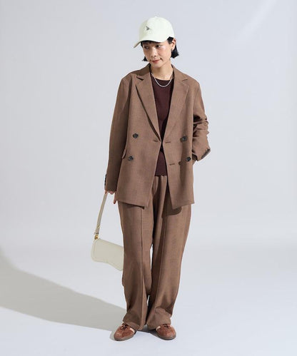 LANATEC 弧形休閒長褲＜可搭配套裝＞