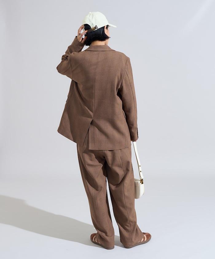 LANATEC 弧形休閒長褲＜可搭配套裝＞