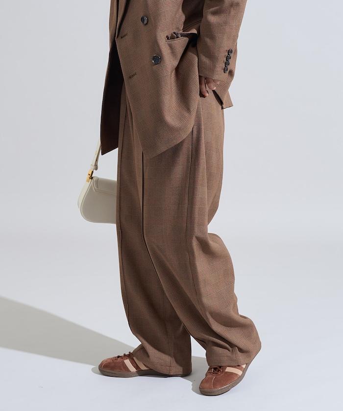 LANATEC 弧形休閒長褲＜可搭配套裝＞