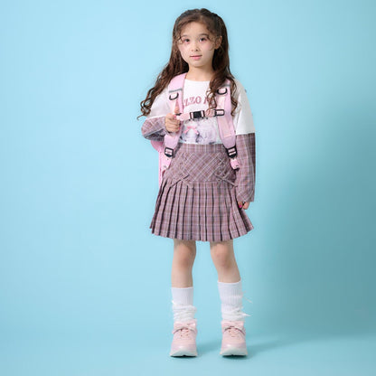 約21L 心形小包附帶蝴蝶結字母雙肩包