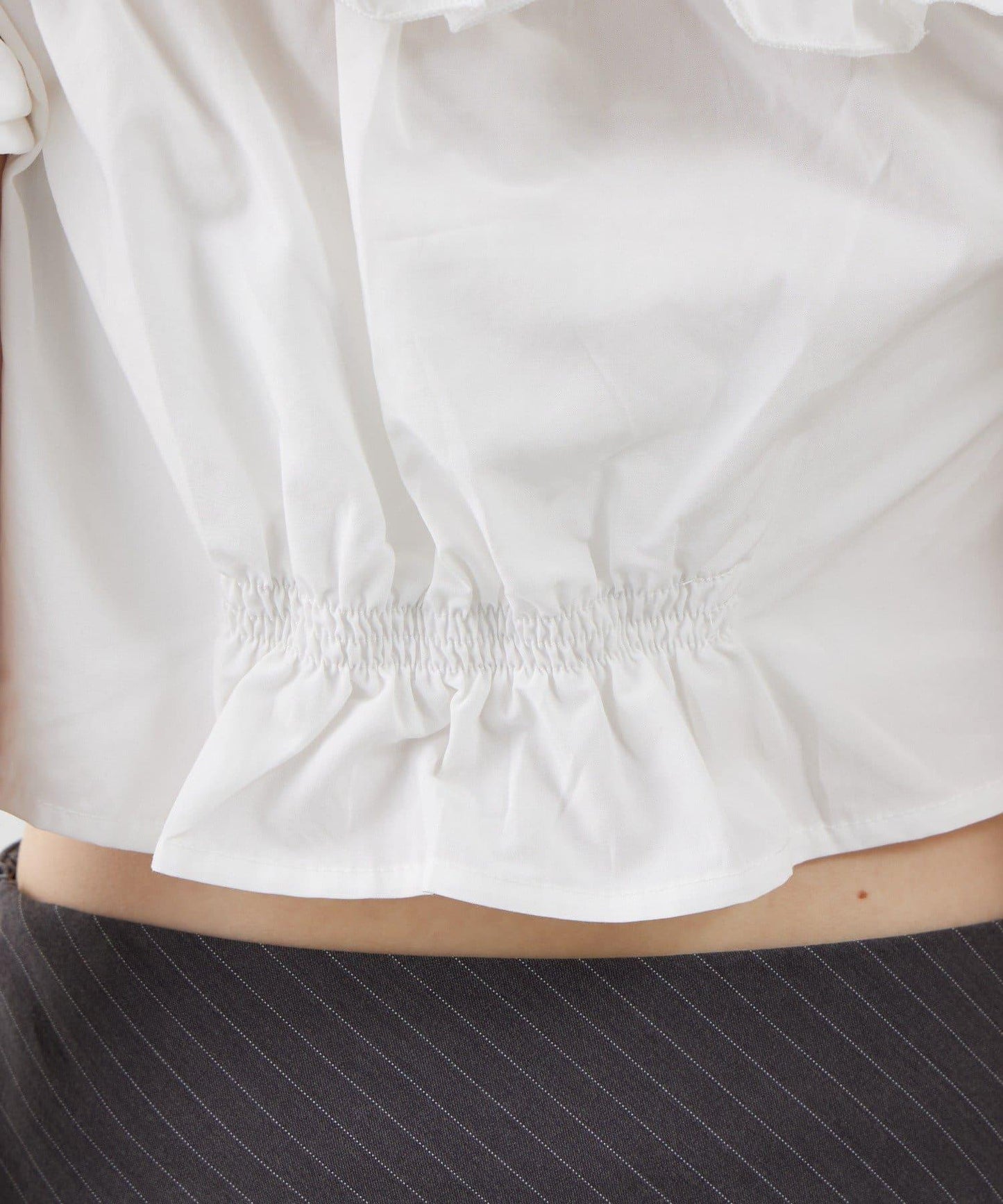 【mystic】[mline]玫瑰花頸帶襯衫