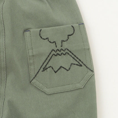 恐龍與火山長款錐形褲