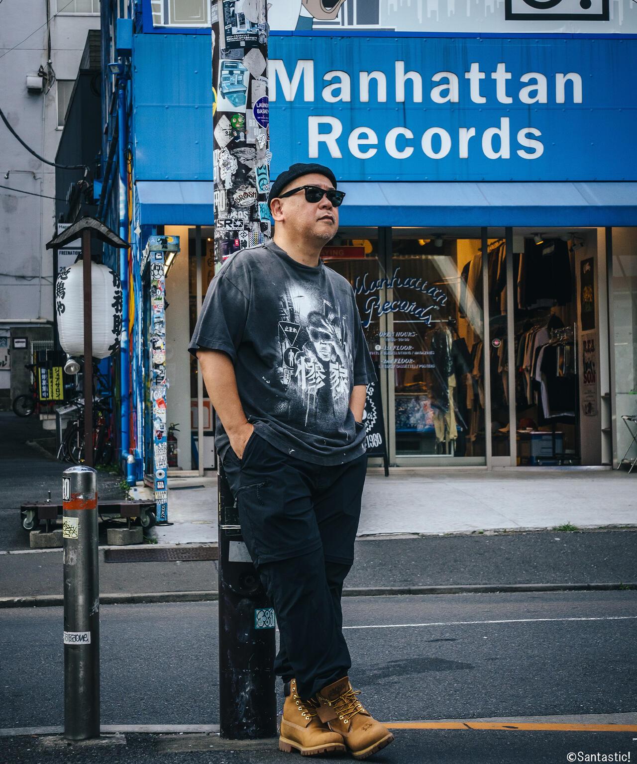 SAINT MICHAEL/GS_SS TEE/慘家-zange-/黑色