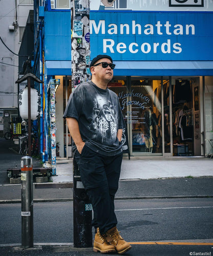 SAINT MICHAEL/GS_SS TEE/慘家-zange-/黑色