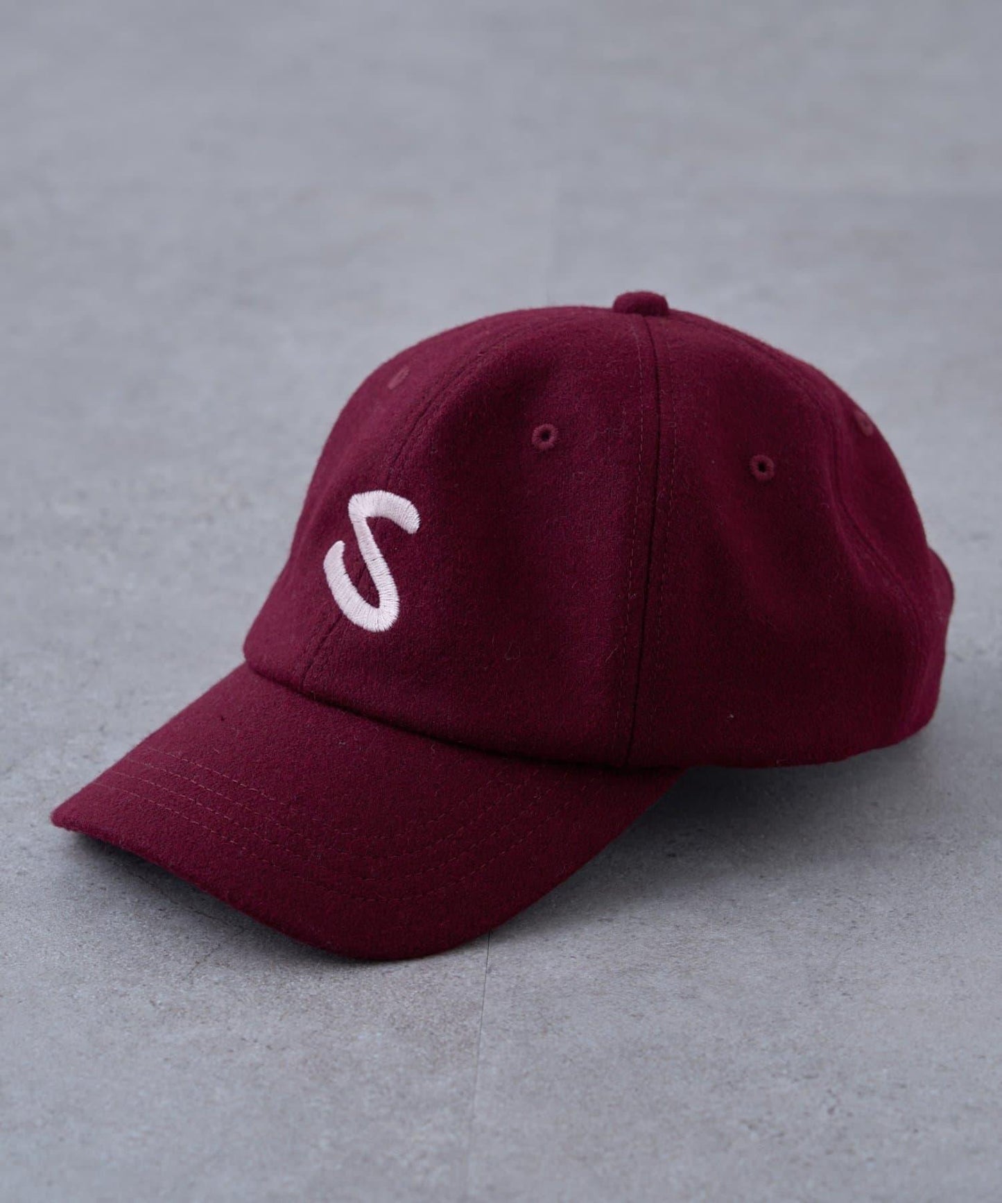 【UNISEX】毛呢棒球帽