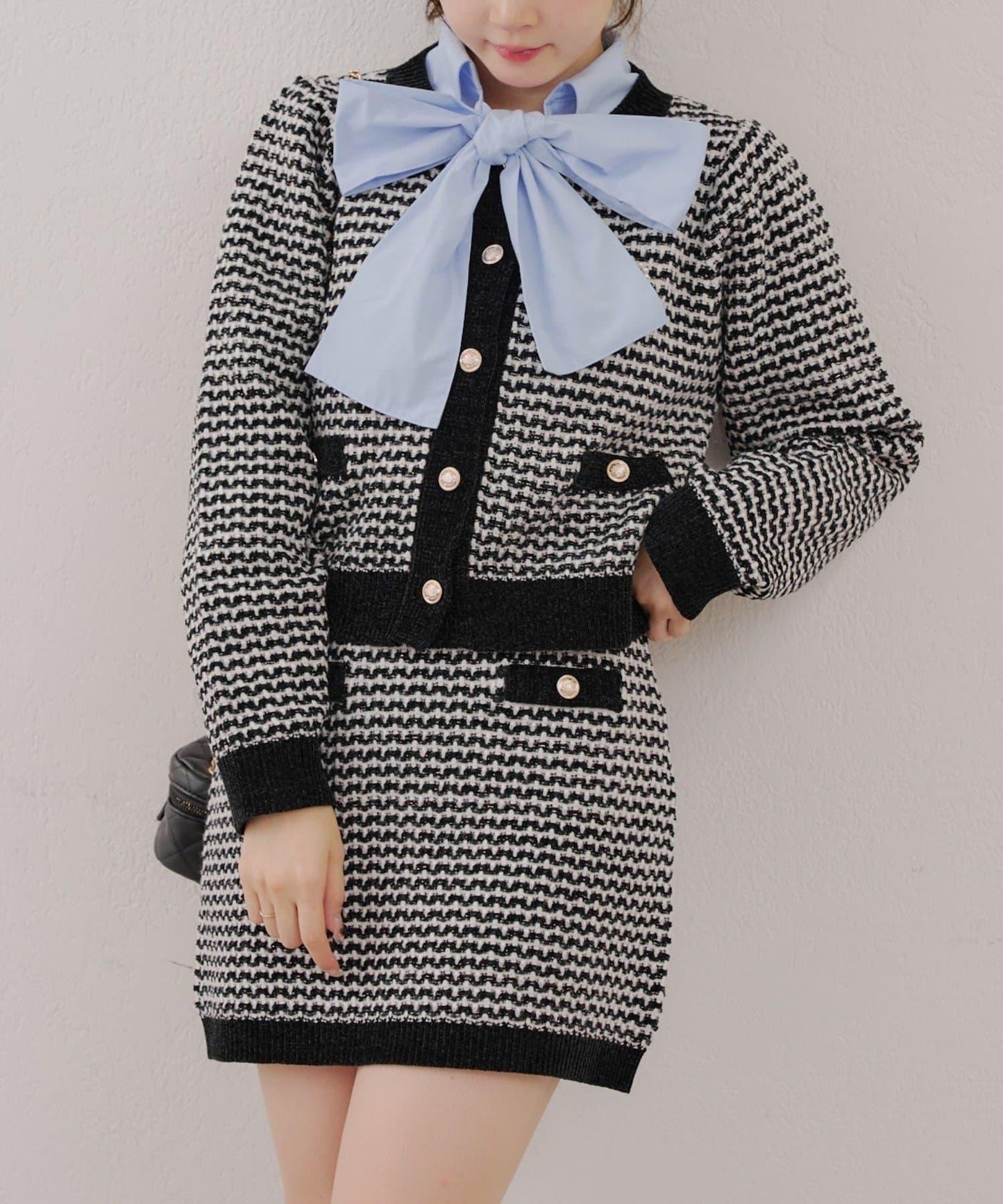 【RMAF】金屬絲亮片粗花呢套裝