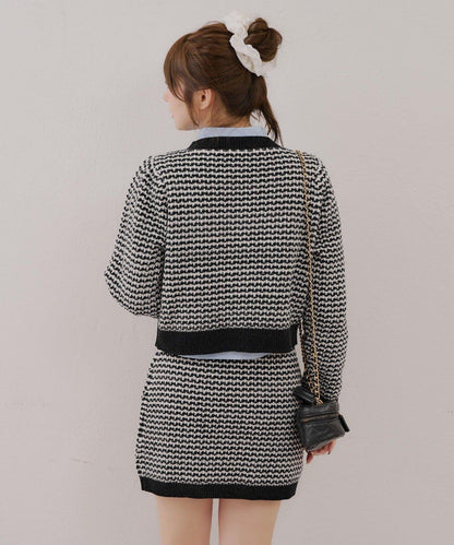 【RMAF】金屬絲亮片粗花呢套裝