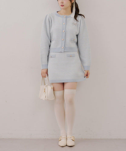 【RMAF】金屬絲亮片粗花呢套裝