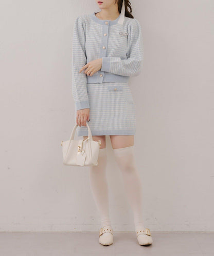 【RMAF】金屬絲亮片粗花呢套裝