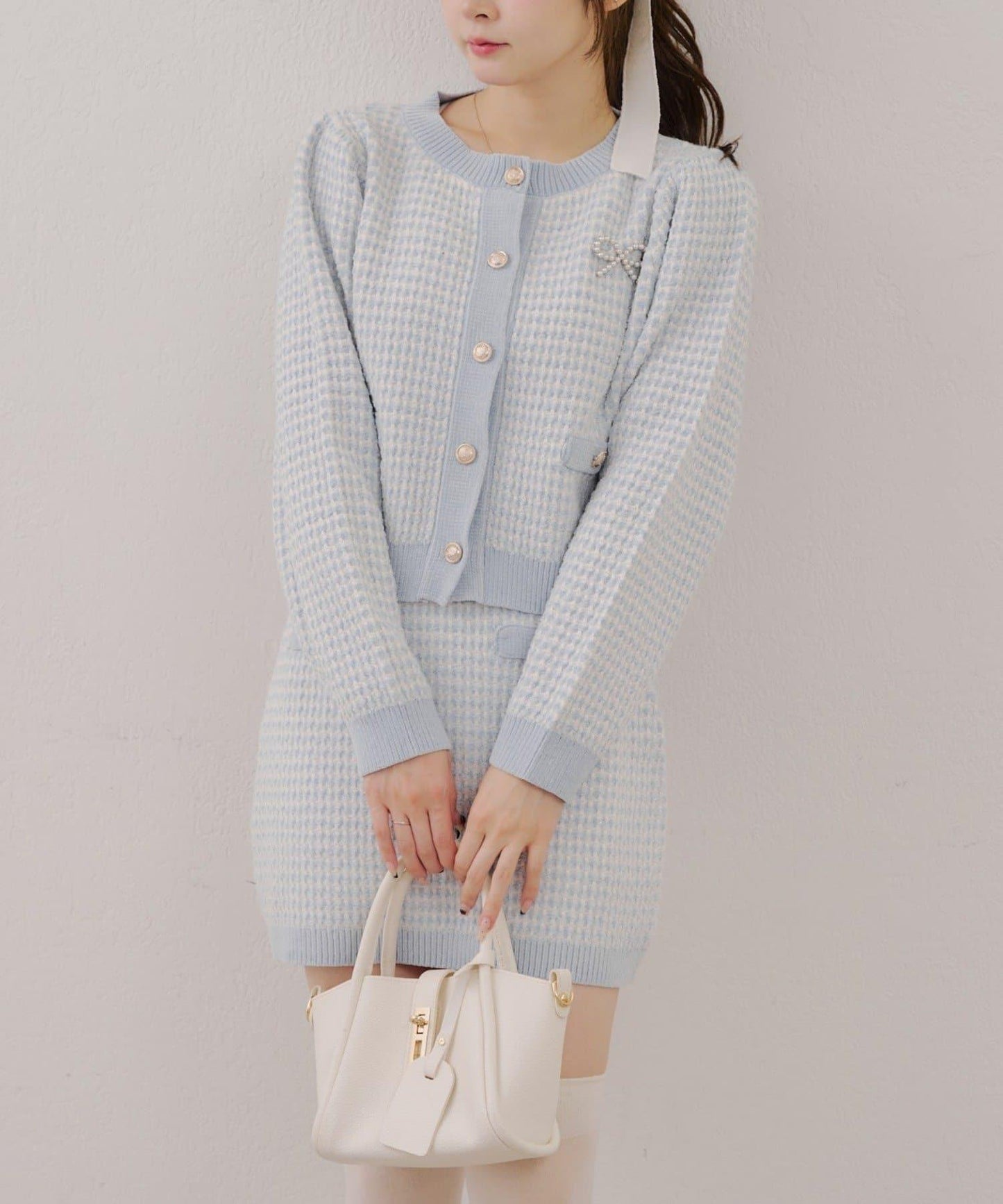 【RMAF】金屬絲亮片粗花呢套裝