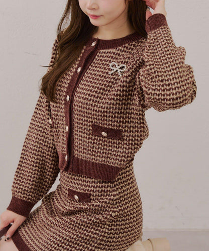 【RMAF】金屬絲亮片粗花呢套裝