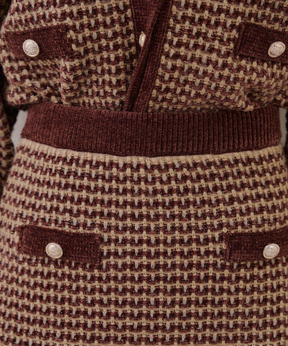 【RMAF】金屬絲亮片粗花呢套裝