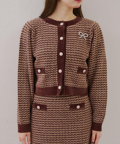 【RMAF】金屬絲亮片粗花呢套裝