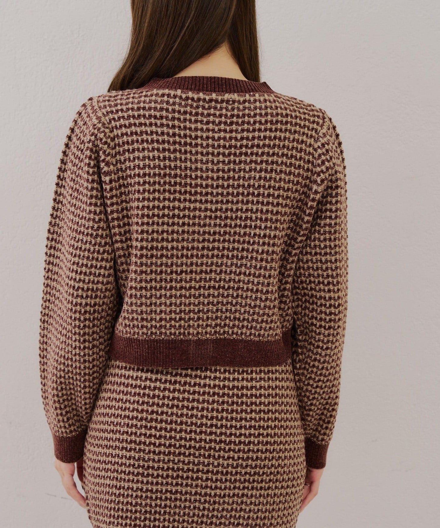 【RMAF】金屬絲亮片粗花呢套裝