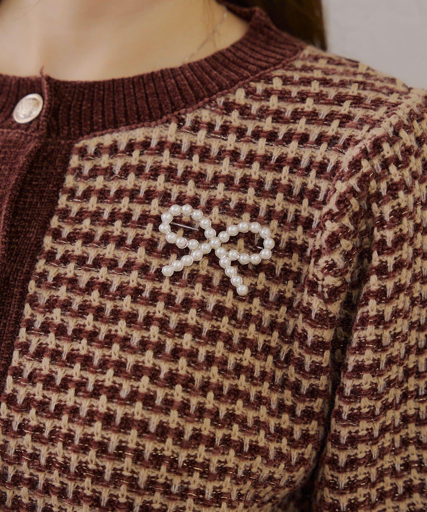 【RMAF】金屬絲亮片粗花呢套裝