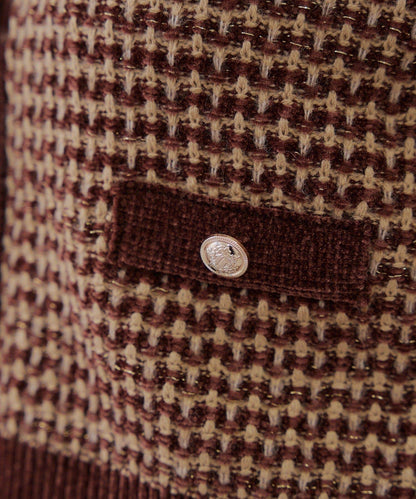 【RMAF】金屬絲亮片粗花呢套裝