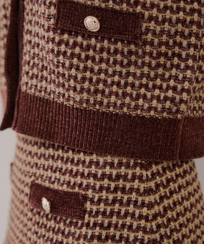 【RMAF】金屬絲亮片粗花呢套裝