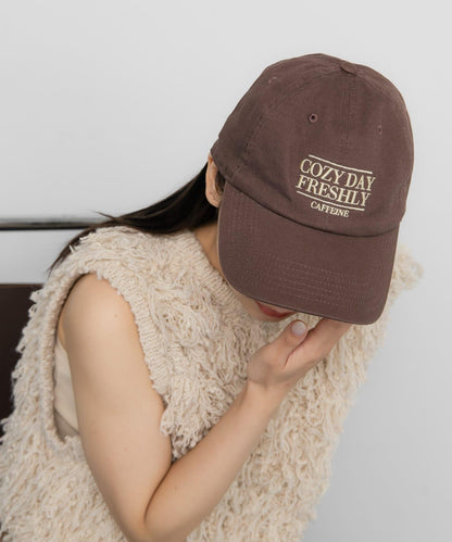 咖啡館標誌刺繡棒球帽