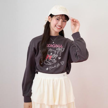 Kitten＆Ribbon 長袖T恤