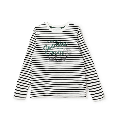 【GOOD PRICE】埃菲爾鐵塔徽章長袖T恤