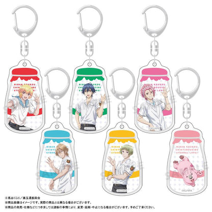 劇場版 美男高校地球防衛部ETERNAL LOVE！ 隨機牛奶瓶亞克力鑰匙扣【BOX／6個裝】