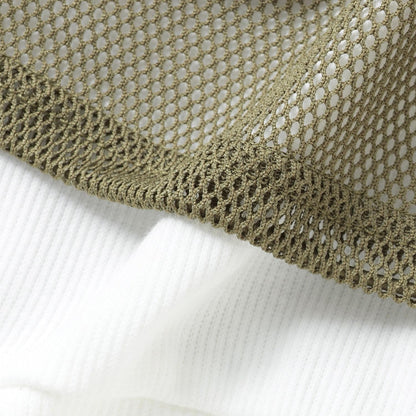 【LTXC】帶內搭網紗T恤