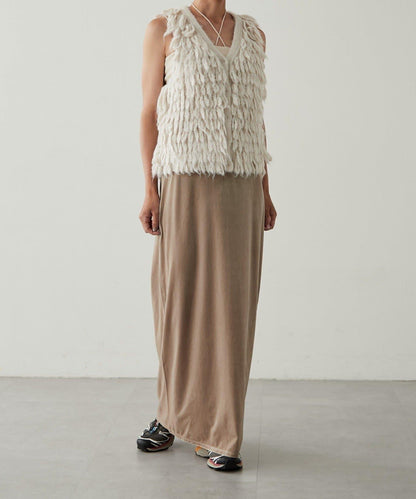 【earthy_】天鵝絨長裙