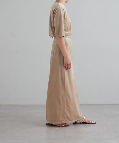 【earthy_】天鵝絨長裙