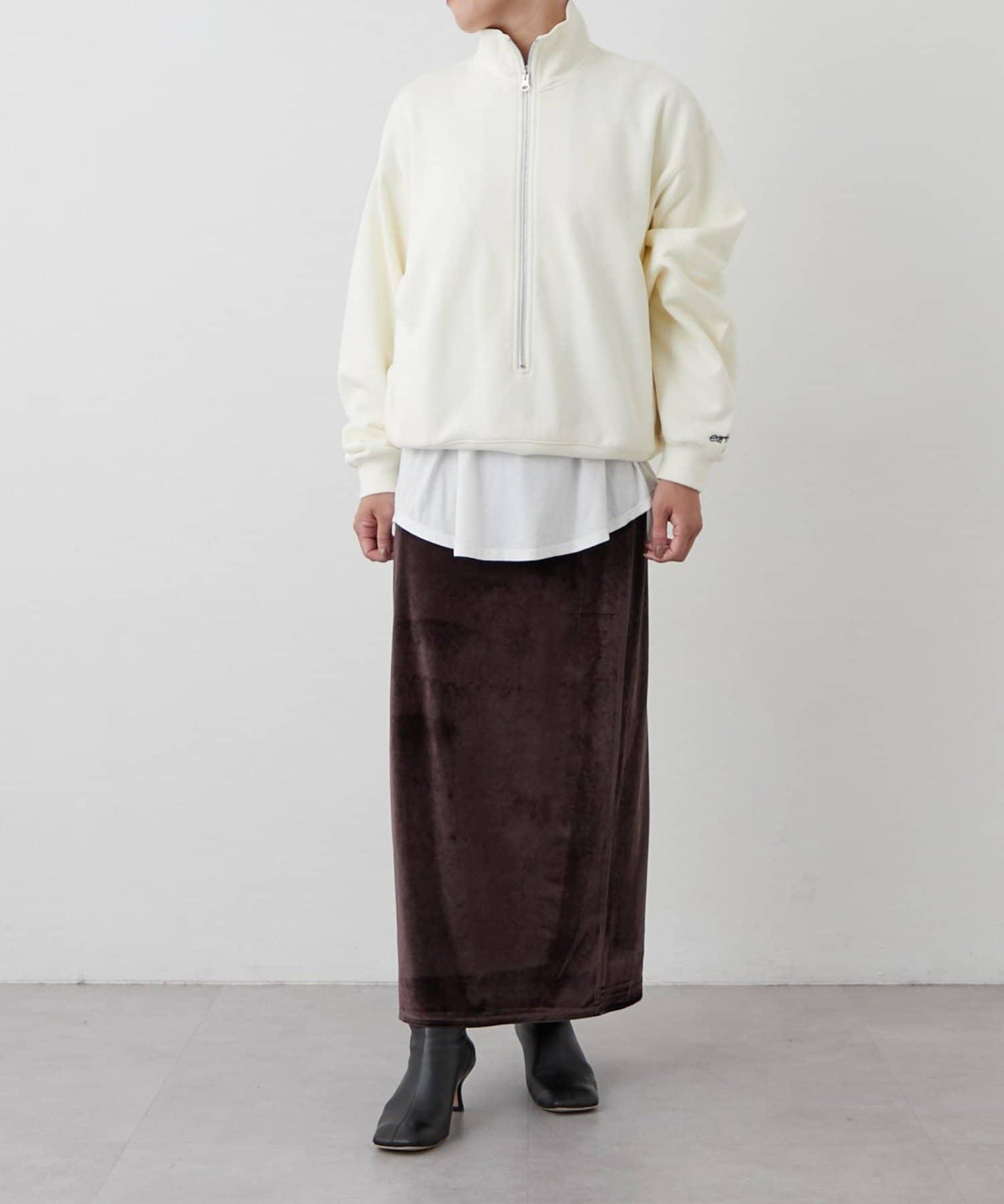 【earthy_】天鵝絨長裙