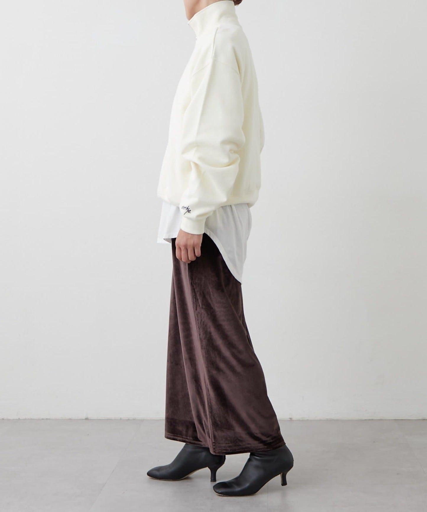 【earthy_】天鵝絨長裙
