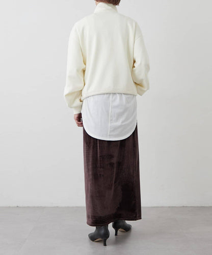 【earthy_】天鵝絨長裙
