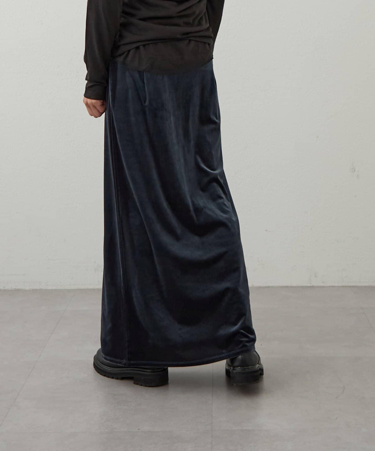 【earthy_】天鵝絨長裙