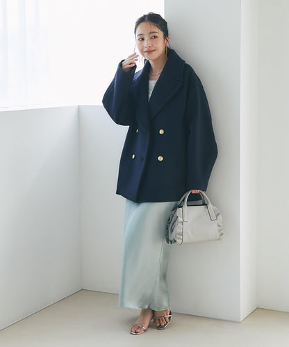 【4尺碼可選】緞面長款修身半身裙