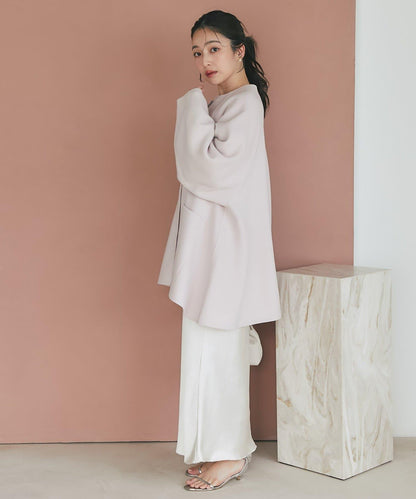 【miki監修配色・復刻】輕薄插肩喇叭袖大衣