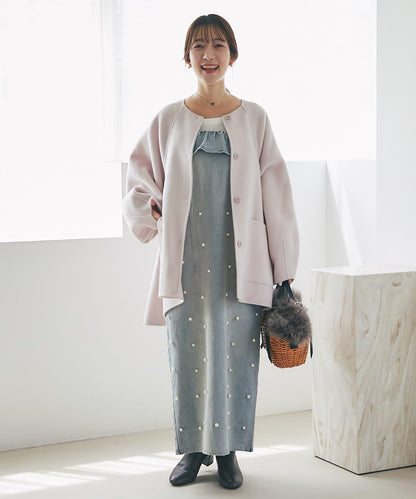 【miki監修配色・復刻】輕薄插肩喇叭袖大衣