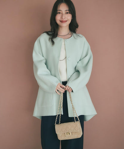 【miki監修配色・復刻】輕薄插肩喇叭袖大衣